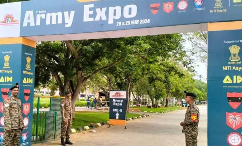 Army Expo Held in coimbatore entrence