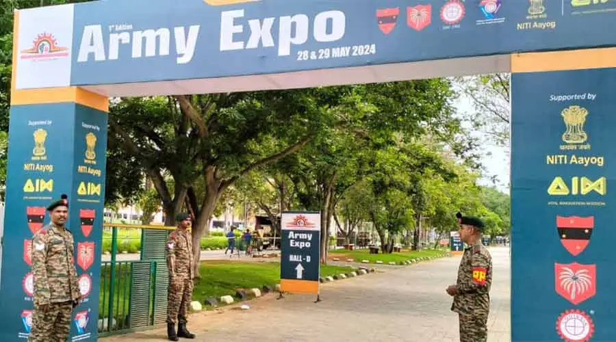 Army Expo Held in coimbatore entrence
