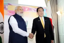 Indian Prime Minister Narendra Modi and fumio kishida in G7