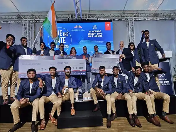 Team Sea Sakthi wins three prizes at Monaco Energy Boat Challenge