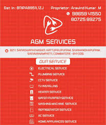 AGM Electrician and Plumber Service