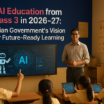 AI Education in Schools from Class 3 in 2026–27 in India