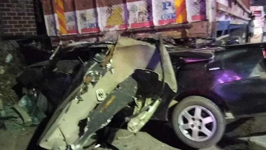 GD Naidu Flyover Car Accident in Coimbatore