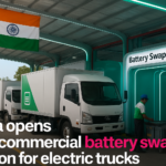ndia Opens First Battery Swap Station for Electric Trucks