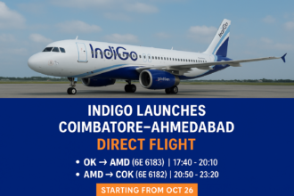 Indigo-Launched- flight-for-Coimatore-to-Ahmedabad-Oct-26