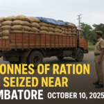 Ration rice seized near Coimbatore
