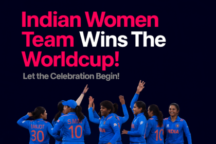Indian women’s cricket team celebrates after winning the ICC World Cup 2025 fin
