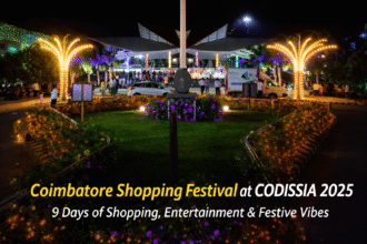 Coimbatore Shopping Festival at CODISSIA 2025 with 500+ stalls, games and festive entertainment
