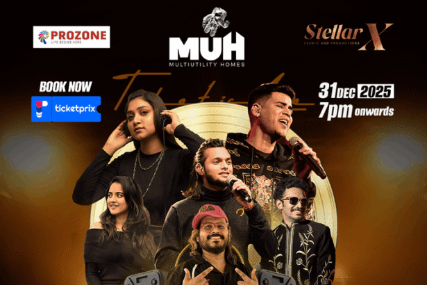 Artists lineup for Namma Kovai NYE 2026 New Year celebration in Coimbatore at Prozone Mall