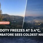 Ooty records 5.4°C temperature while Coimbatore experiences cold nights