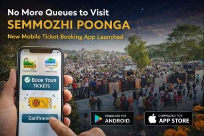 Crowd at Semmozhi Poonga as new ticket booking app eliminates long queues for visitors