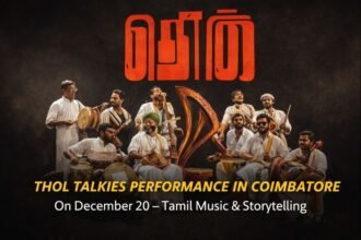 Thol Talkies performance in Coimbatore showcasing traditional Tamil folk music and storytelling