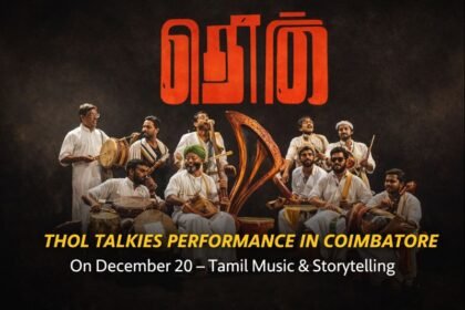 Thol Talkies performance in Coimbatore showcasing traditional Tamil folk music and storytelling