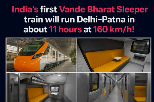 Interior and exterior images of India’s first Vande Bharat Sleeper Train on the Delhi-Patna route