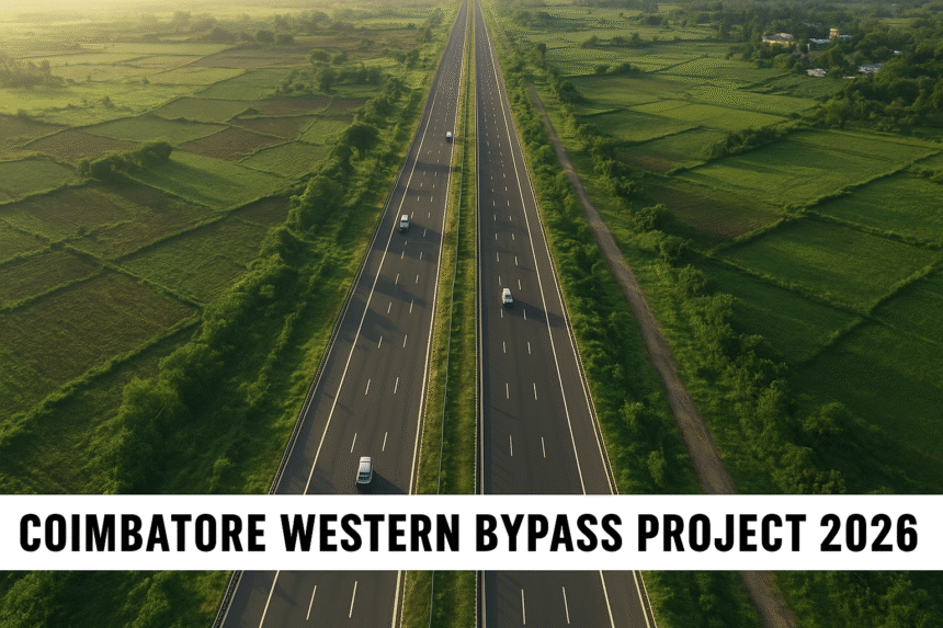Coimbatore Western Bypass highway under construction expected to complete in 2026