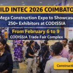 Build Intec 2026 Coimbatore showcasing construction materials and technology at CODISSIA Trade Fair Complex