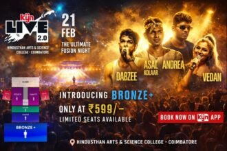 KYN Live 2.0 Coimbatore Concert featuring Asal Kolaar, Dabzee, Vedan and Andrea on February 21