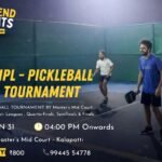Players competing in MPL Pickleball Tournament Coimbatore at Master’s Mid Court Kalapatti