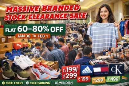 Massive Branded Stock Clearance Sale Coimbatore with branded footwear and garments starting from ₹199