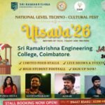 Utsava’26 National Level Techno-Cultural Fest at Sri Ramakrishna Engineering College Coimbatore