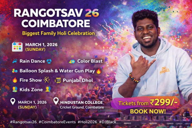DJ Black - RANGOSTAV 2026 festival - at Coimbatore