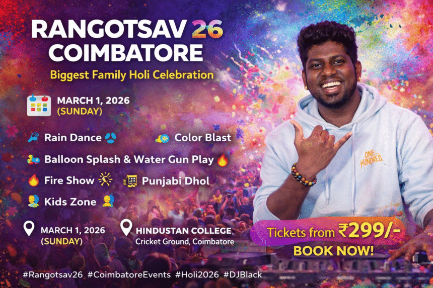 DJ Black - RANGOSTAV 2026 festival - at Coimbatore