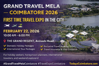 Grand Travel Mela Coimbatore 2026 event venue at The Grand Regent Avinashi Road