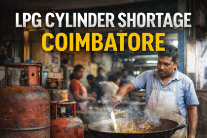 LPG Cylinder Shortage Coimbatore affecting small eateries and street food vendors struggling to cook food