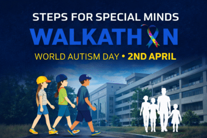 Walkathon Coimbatore 2026 promoting autism awareness with participants walking together in Coimbatore