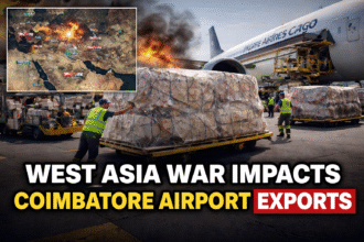 Cargo operations at Coimbatore Airport affected as West Asia war impacts exports from Tamil Nadu