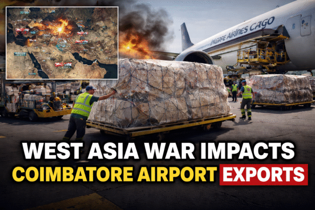 Cargo operations at Coimbatore Airport affected as West Asia war impacts exports from Tamil Nadu