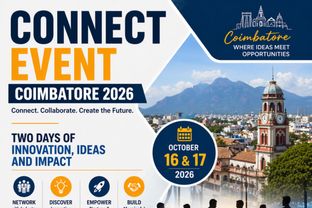 Connect event Coimbatore 2026 showcasing startups innovation networking and business collaboration