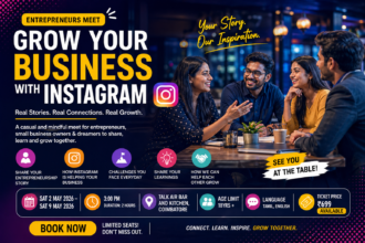 grow your business with instagram coimbatore entrepreneurs meet event networking