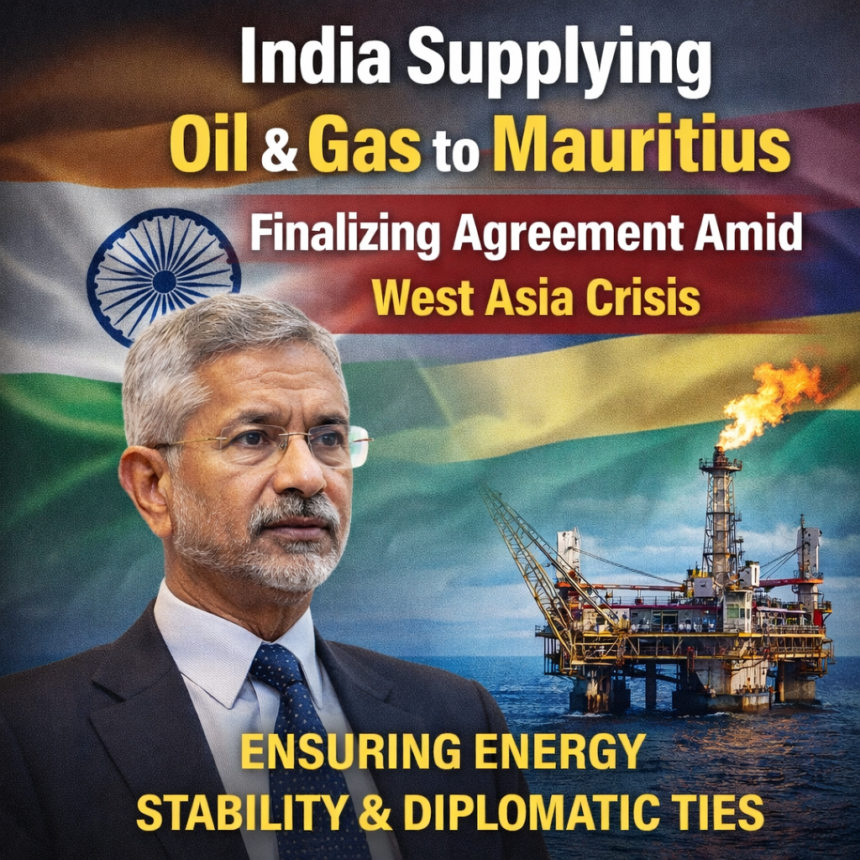 India oil gas supply Mauritius agreement amid West Asia crisis ensuring energy stability