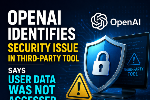 OpenAI security issue third party tool with no user data accessed ensuring platform safety
