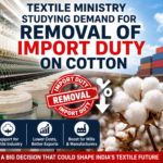 Cotton bales and spinning mills representing Cotton Import Duty Removal India 2026 and its impact on Coimbatore textile industry