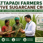 Attapadi farmers cultivating sugarcane with support from ICAR-SBI Coimbatore and KVK Palakkad