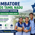 Government school students from Coimbatore enrolling in higher education institutions during 2024-25