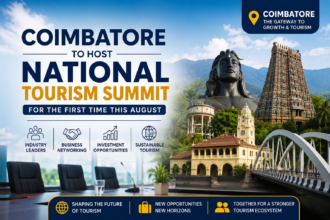 Coimbatore National Tourism Summit 2026 bringing tourism leaders, travel businesses, and policymakers together in Coimbatore, Tamil Nadu