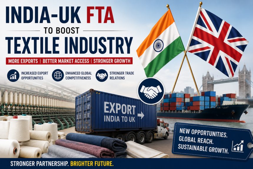 Indian textile industry expected to benefit from the India-UK Free Trade Agreement through increased exports and market access