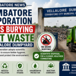 Vellalore dumpyard in Coimbatore where the Corporation has stopped burying meat waste and introduced scientific disposal methods.