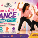 Mom and child participating in a dance workshop in Coimbatore